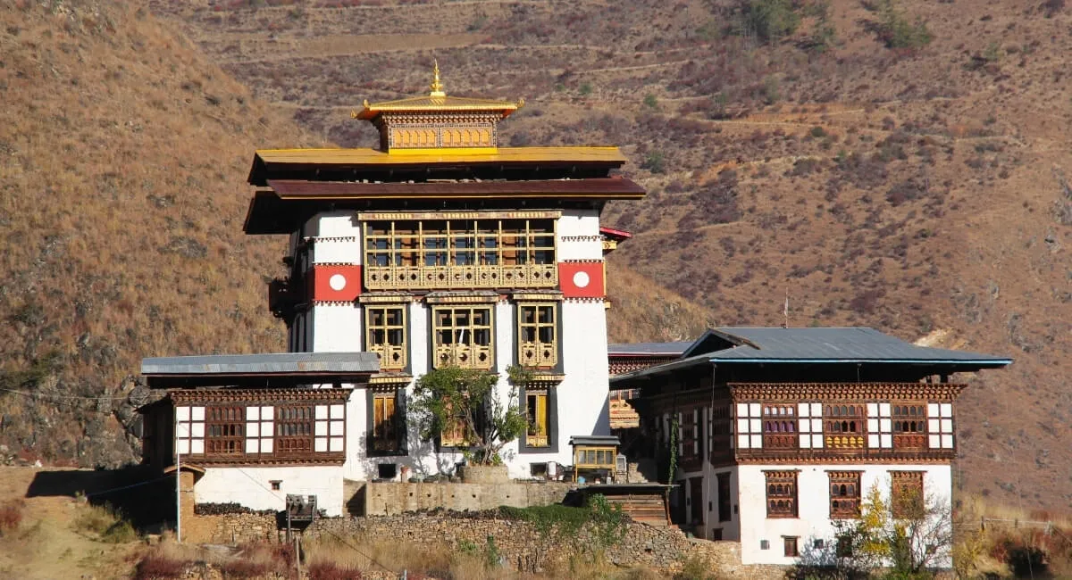 Kinga Rabten Palace in Trongsa district